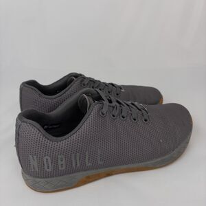 Nobull Men's Sneakers Size M7/W8.5 SuperFabric Outwork Trainers Gray Gym